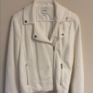 Nine West Women's Cream Textured Blazer